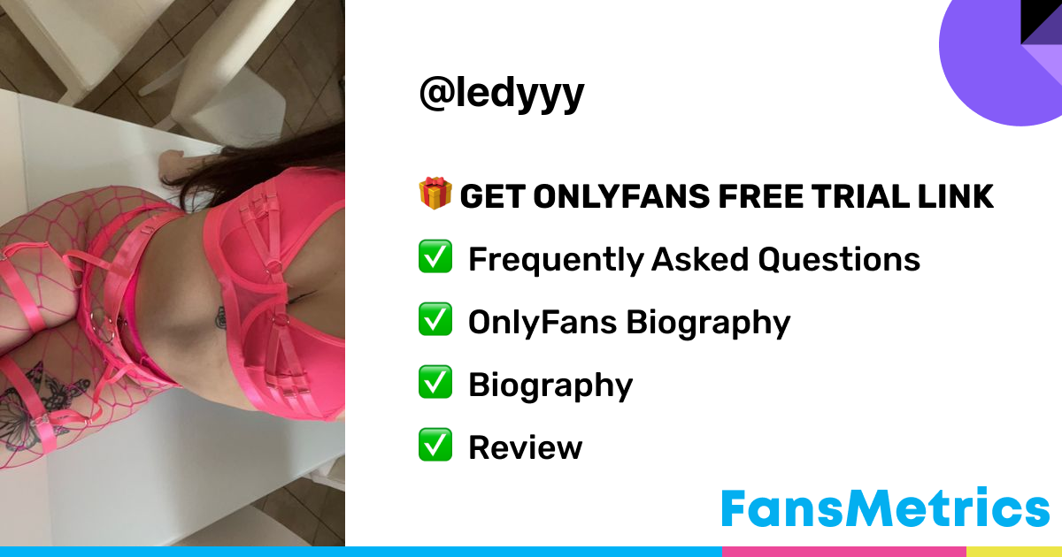 ledyyy OnlyFans Free Trial XXX Photos FansMetrics com 