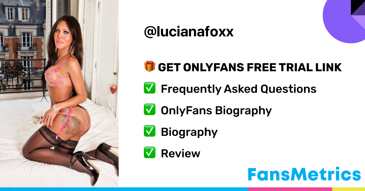 - Leaked foxx OnlyFans Luciana Lucianafoxx