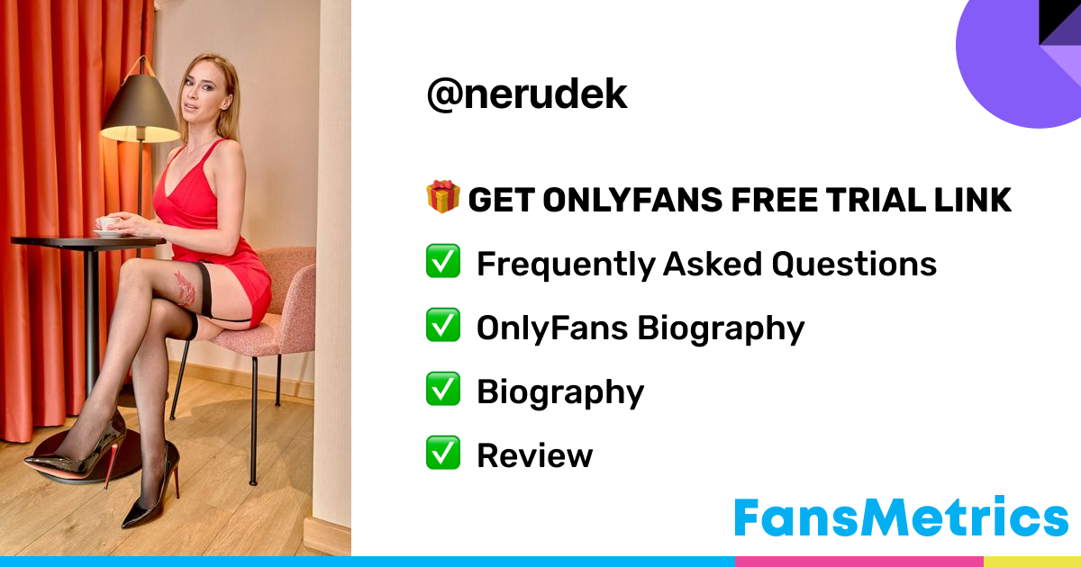 nerudek OnlyFans - Free Trial - Photos - Socials | FansMetrics.com