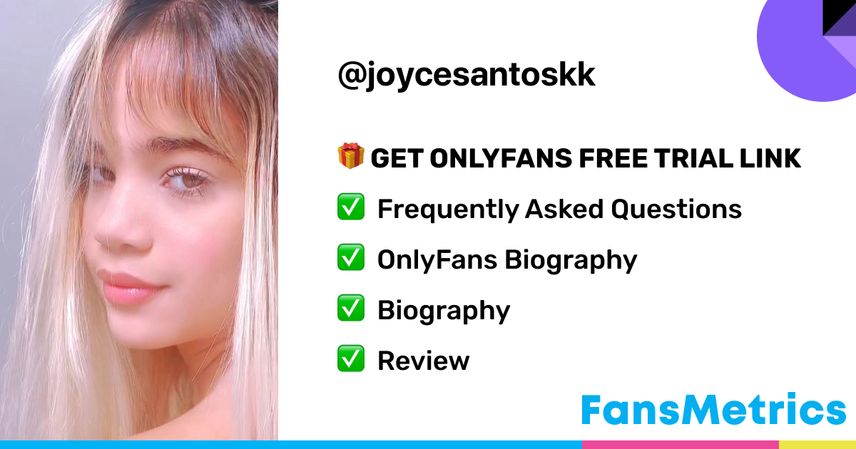 joycesantoskk OnlyFans Free Trial XXX Photos FansMetrics com 