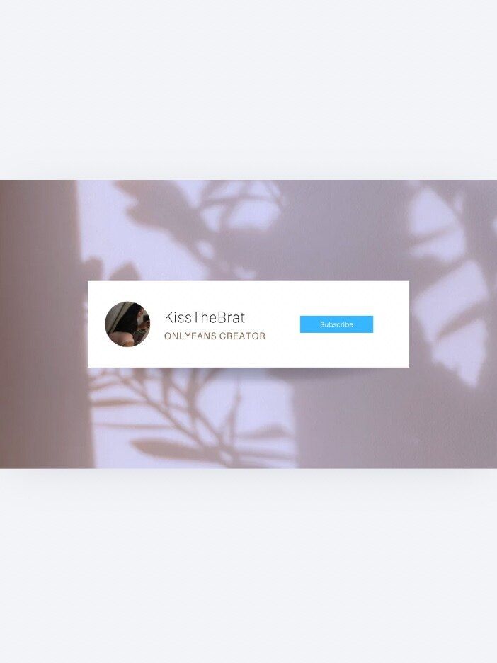 kissthebrat OnlyFans profile picture