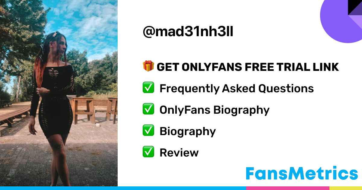 mad31nh3ll OnlyFans Free Trial XXX Photos FansMetrics com 