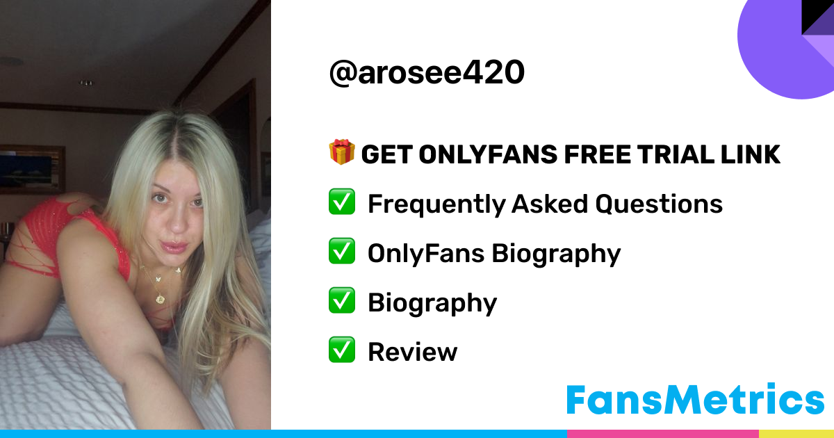 Amy - Arosee420 OnlyFans Leaked