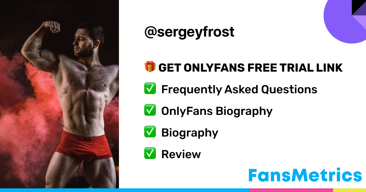 OnlyFans Sergey Sergeyfrost Leaked - Frost Sergeyfrost OnlyFans