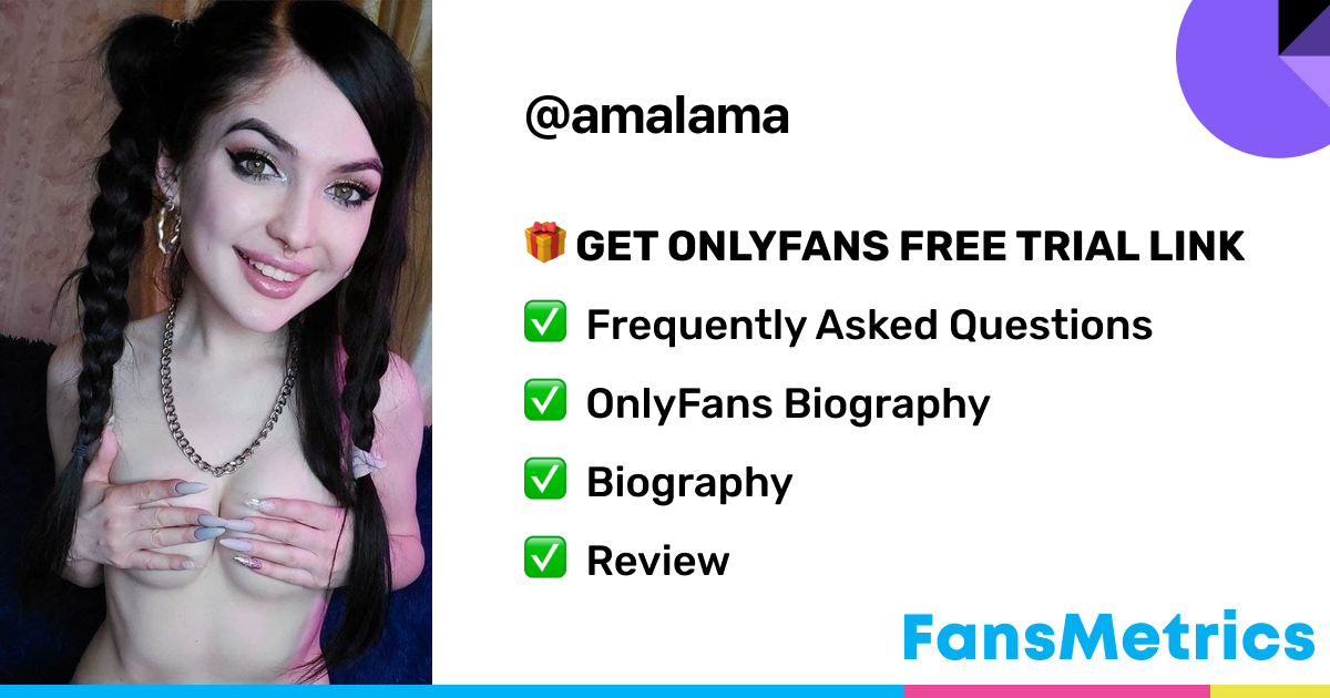 amalama OnlyFans Free Trial XXX Photos FansMetrics com 