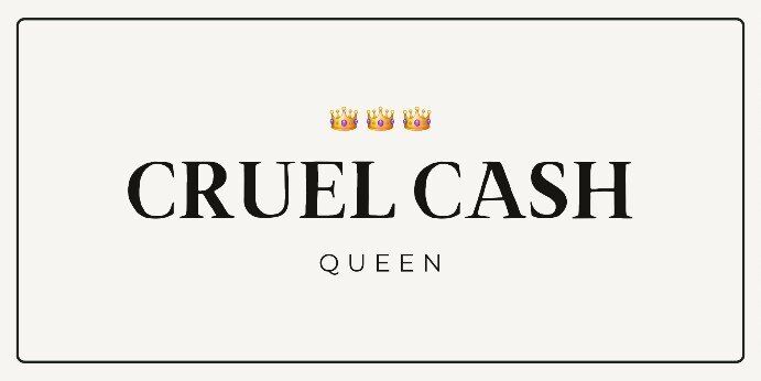 cruelcashqueen OnlyFans profile picture