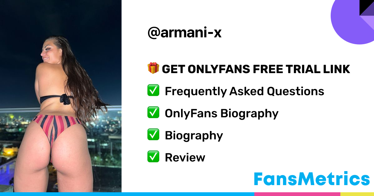 armani x OnlyFans Free Trial XXX Photos FansMetrics