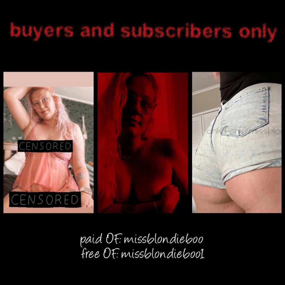 missblondieboo OnlyFans profile picture