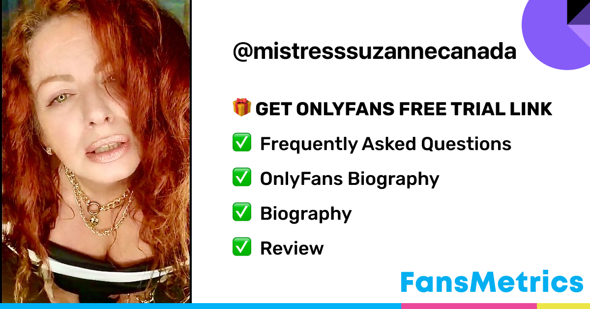 Mistress Suzanne - Mistresssuzannecanada OnlyFans Leaked