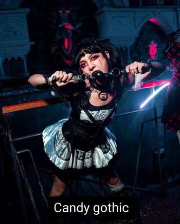 Candy gothic girl