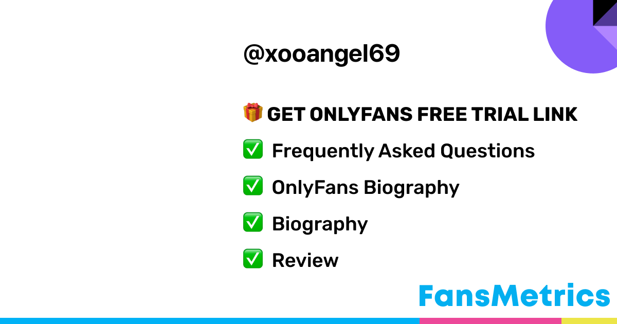 xooangel69 OnlyFans Free Trial XXX Photos FansMetrics com 