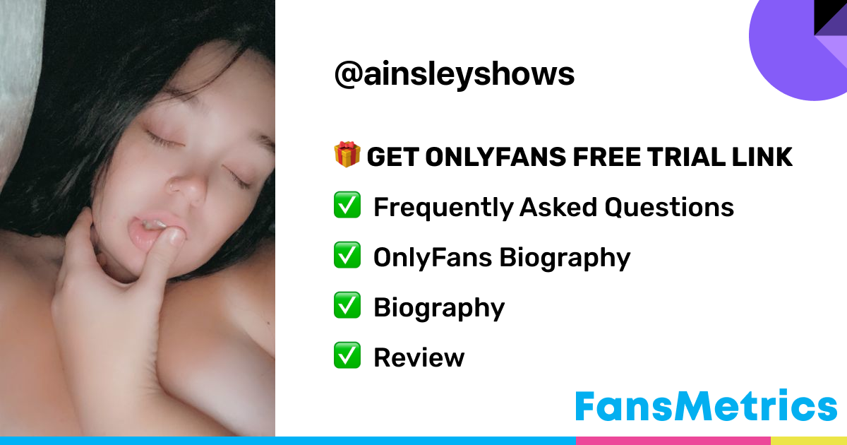 Ainsleyshows OnlyFans Leaked - Free Access