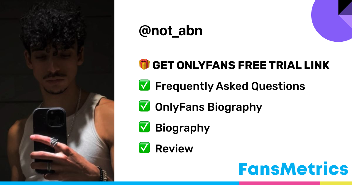 not abn OnlyFans Free Trial XXX Photos FansMetrics com 