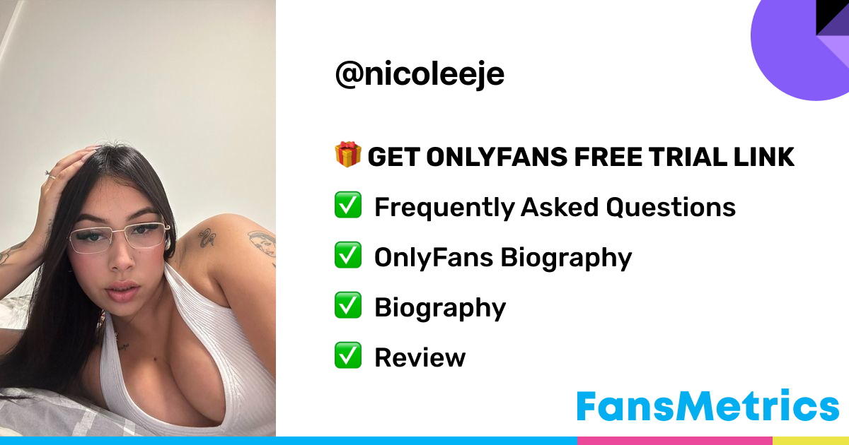 nicoleeje OnlyFans Free Trial XXX Photos FansMetrics com 