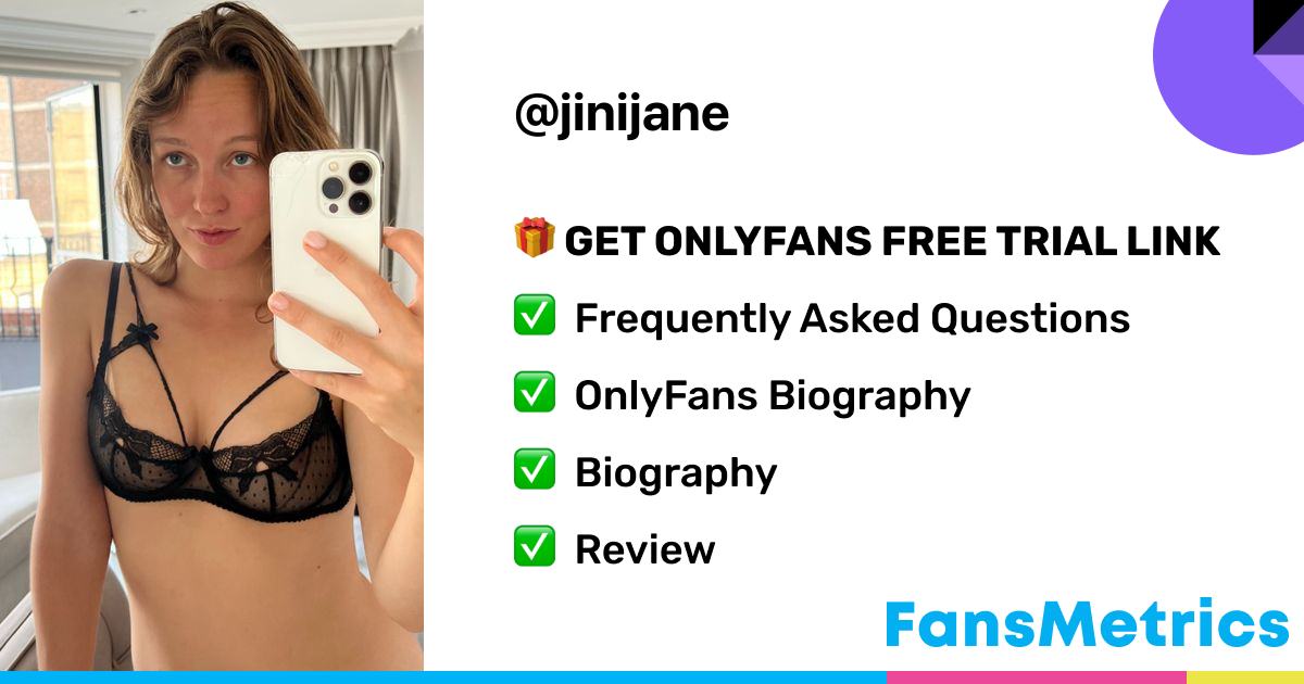 jinijane OnlyFans - Free Trial - Photos - Socials | FansMetrics.com