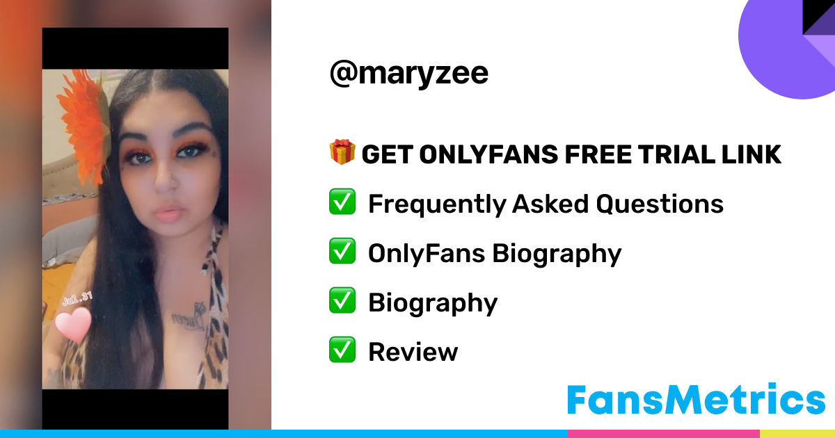 Maryzee OnlyFans Free Leaks