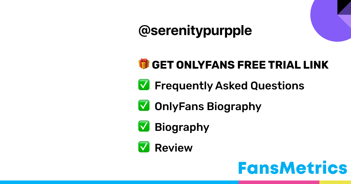 Serenitypurpple OnlyFans Leaked - Free Access