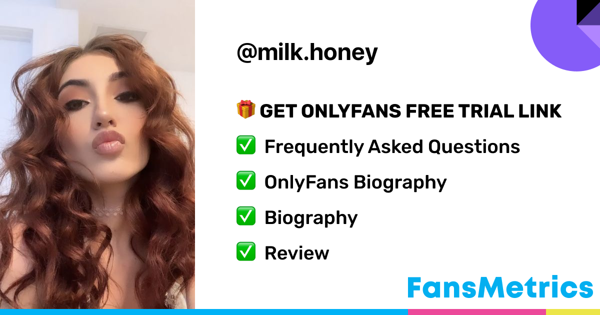 milk.honey OnlyFans - Free Trial - Photos - Socials | FansMetrics.com