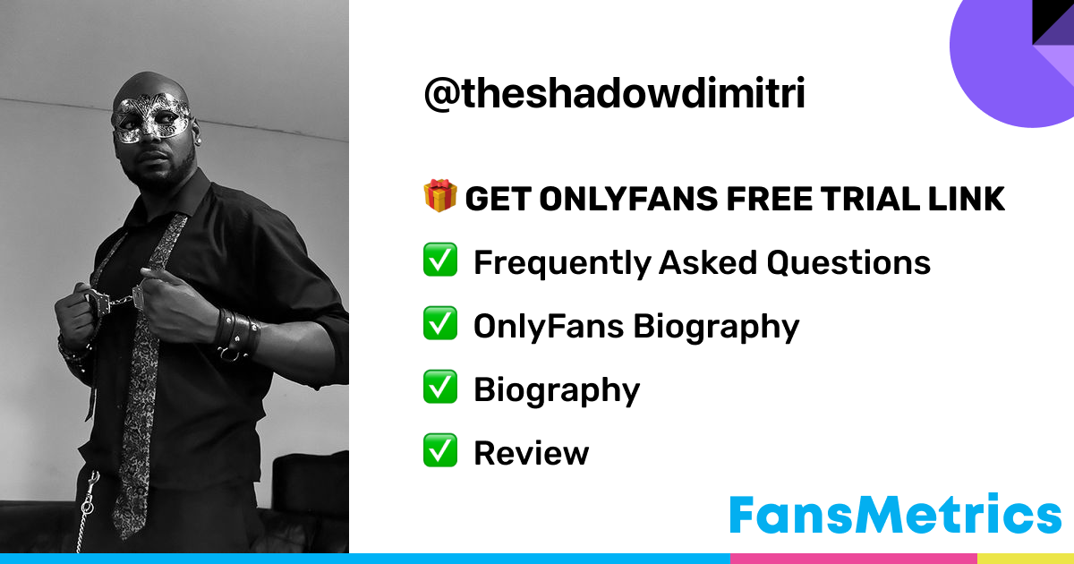 theshadowdimitri OnlyFans Free Trial XXX Photos FansMetrics com 