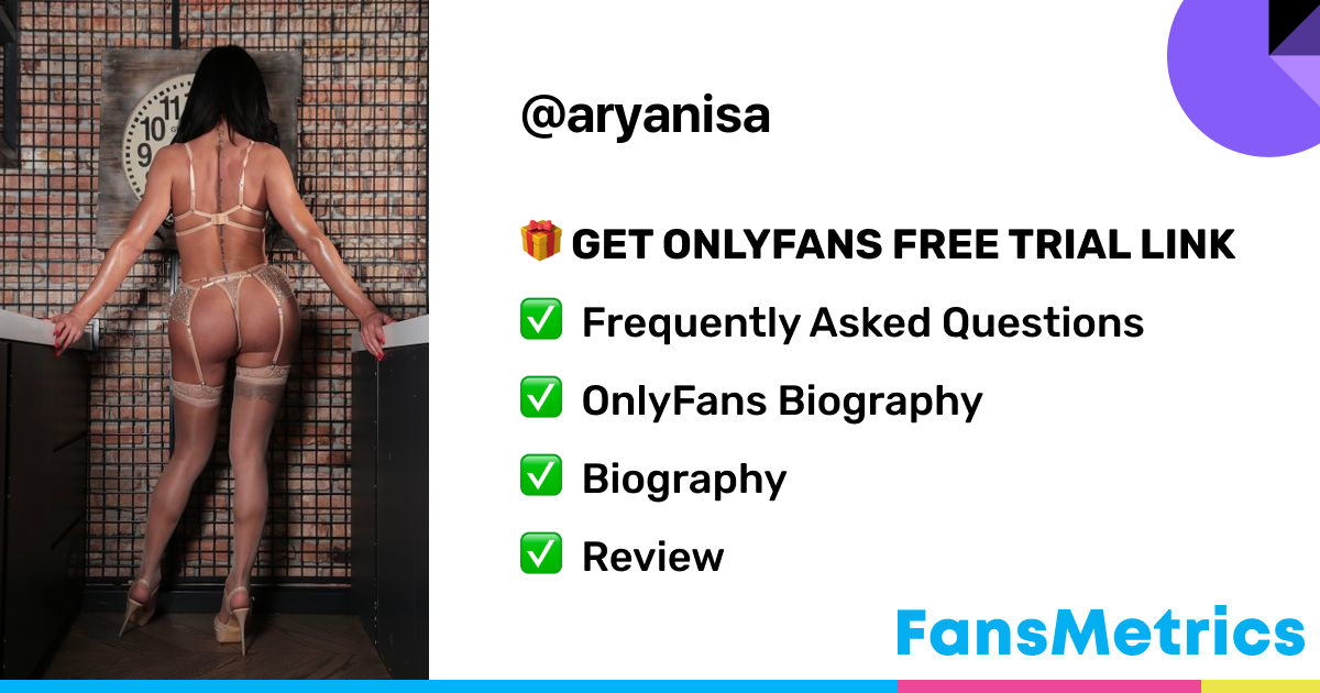 aryanisa OnlyFans Free Trial XXX Photos FansMetrics com 