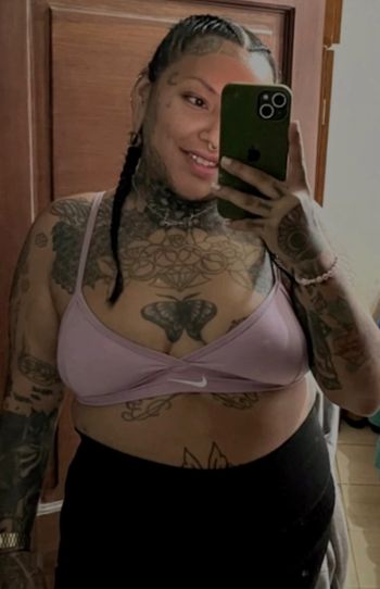 Curvy and tattooed