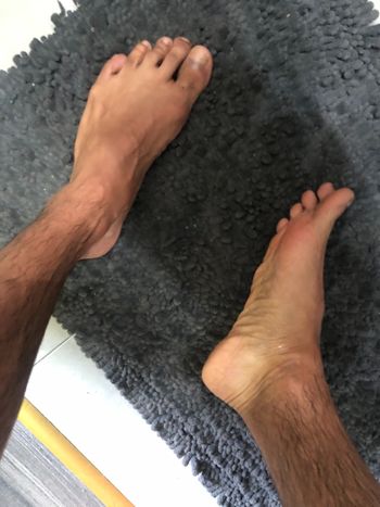 Feet back