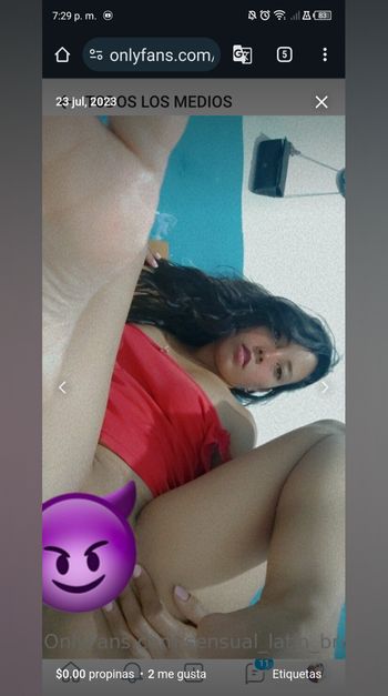 sensual latin brunette