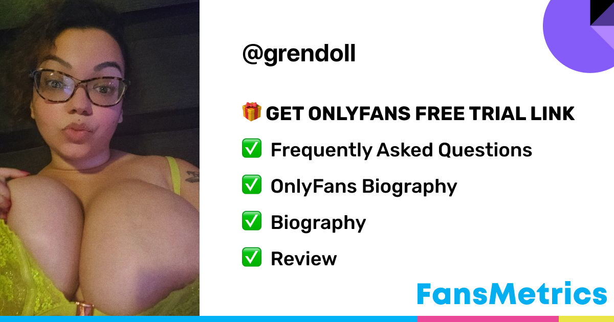 grendoll OnlyFans Free Trial XXX Photos FansMetrics com 