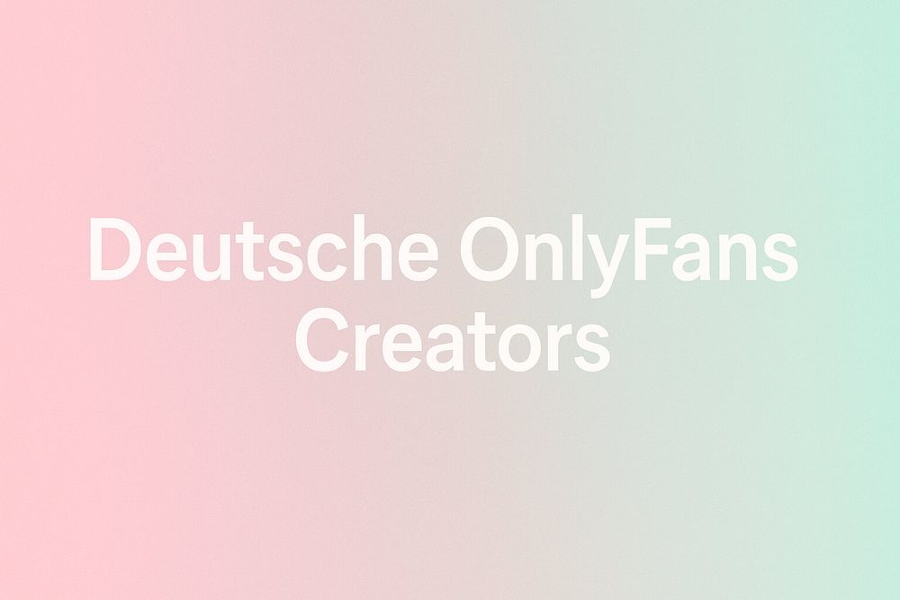deutscheonlycreators OnlyFans profile picture