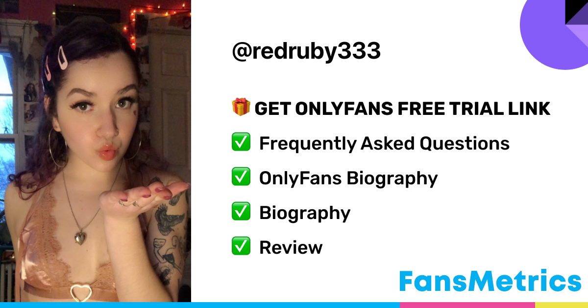 RUBY - Redruby333 OnlyFans Leaked