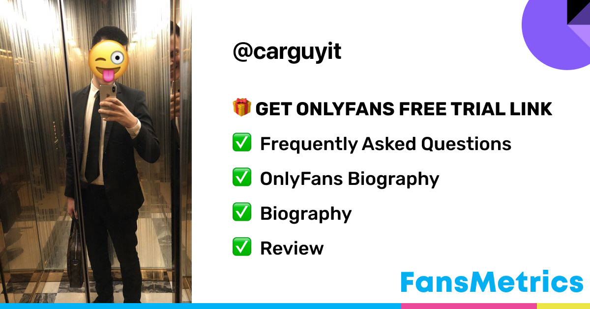 CarguyIT - Carguyit OnlyFans Leaked
