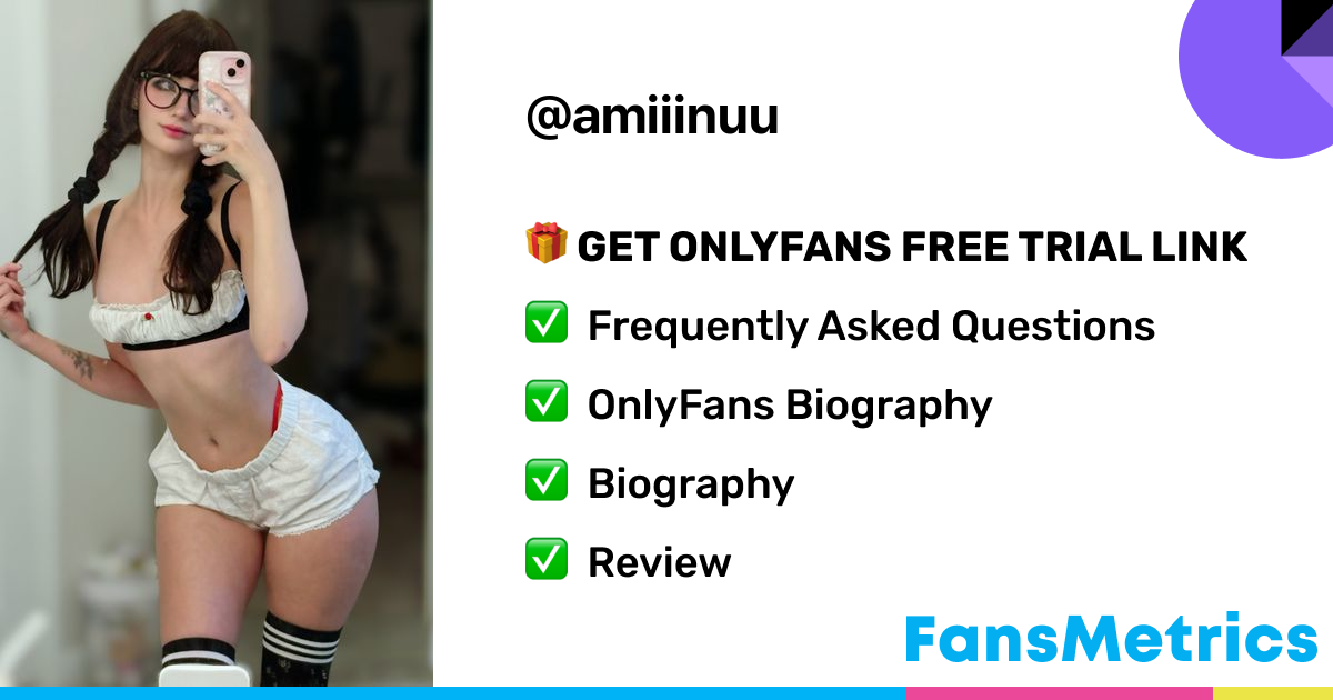 amiiinuu OnlyFans Free Trial XXX Photos FansMetrics com 