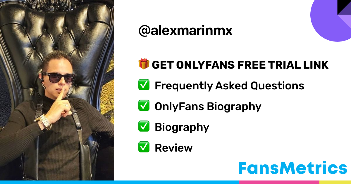 alexmarinmx OnlyFans Free Trial XXX Photos FansMetrics com 