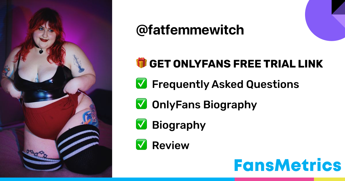 Fatfemmewitch NO PPV - Fatfemmewitch OnlyFans Leaked
