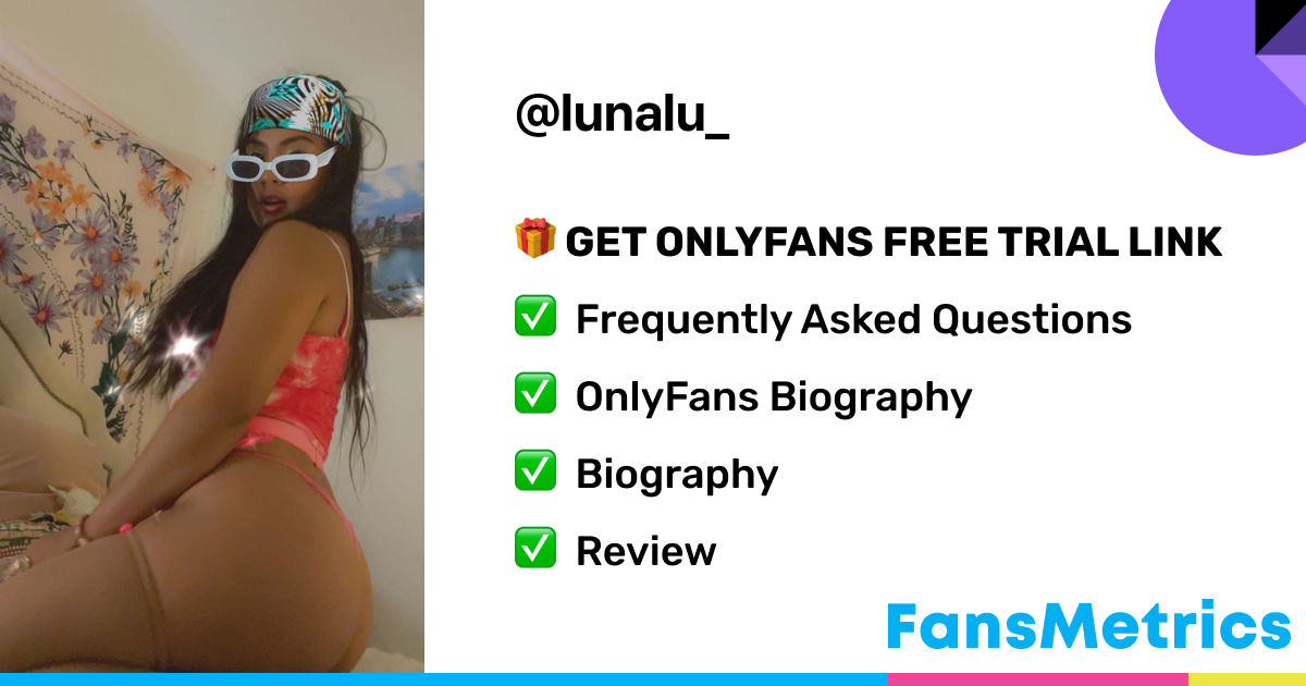 Lunalu - Lunalu_ OnlyFans Leaked