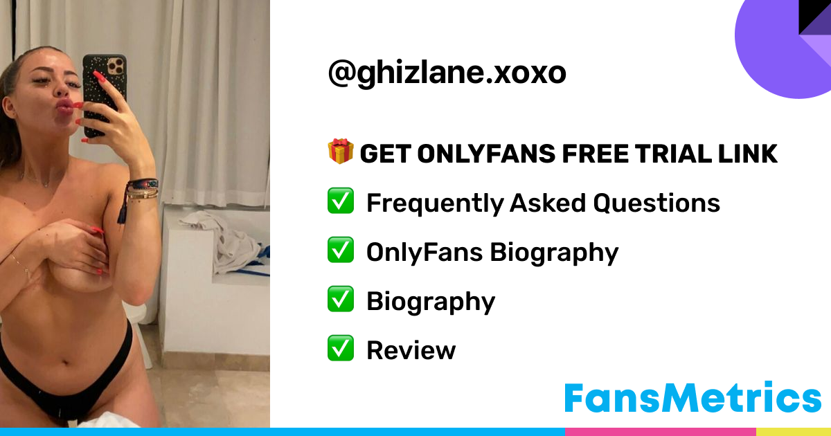 ghizlane xoxo OnlyFans Free Trial XXX Photos FansMetrics com 