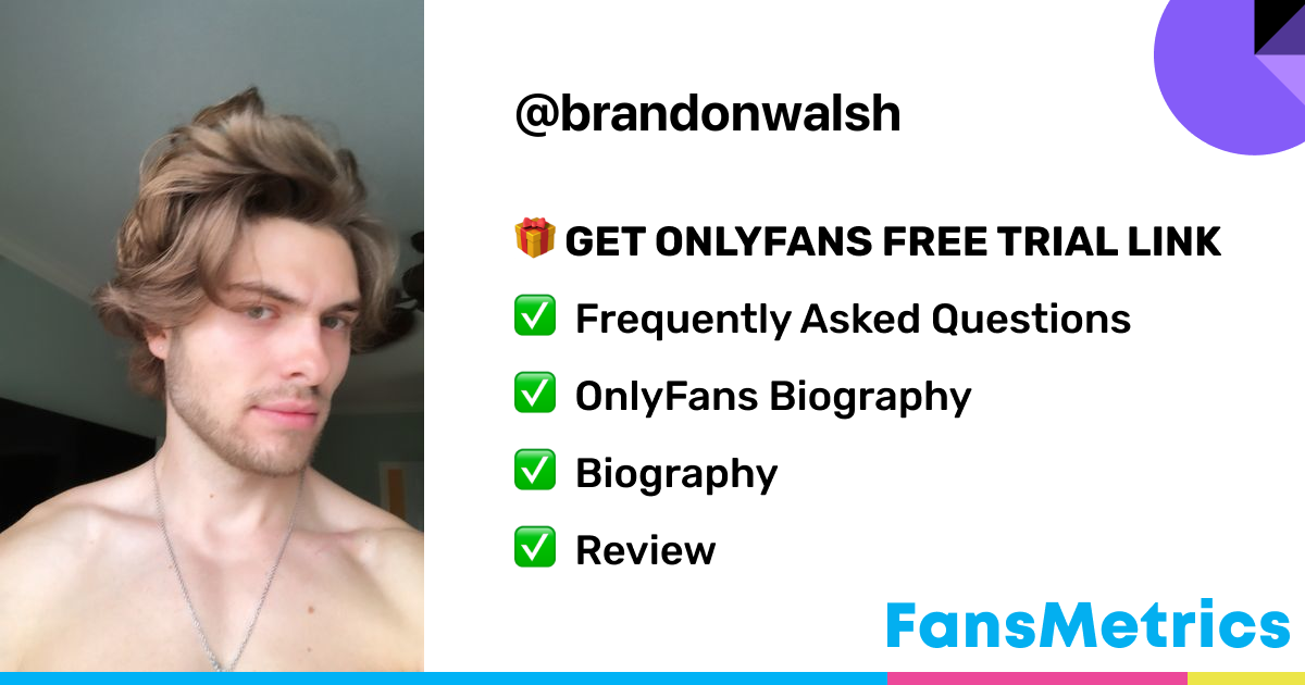 Brandon Walsh Leaked OnlyFans