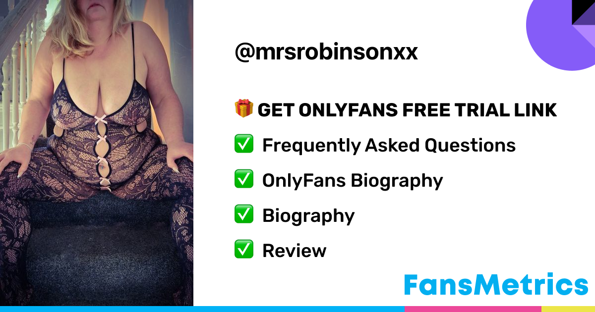 Mrs Robinson - Mrsrobinsonxx OnlyFans Leaked