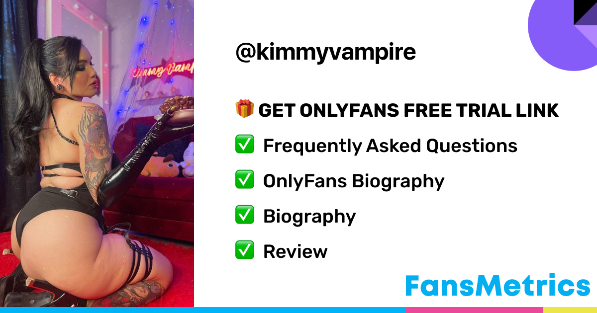 Kimmy Vampire OnlyFans Leaked