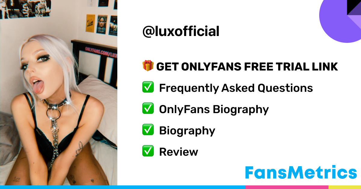 Lux @luxofficial nude pics