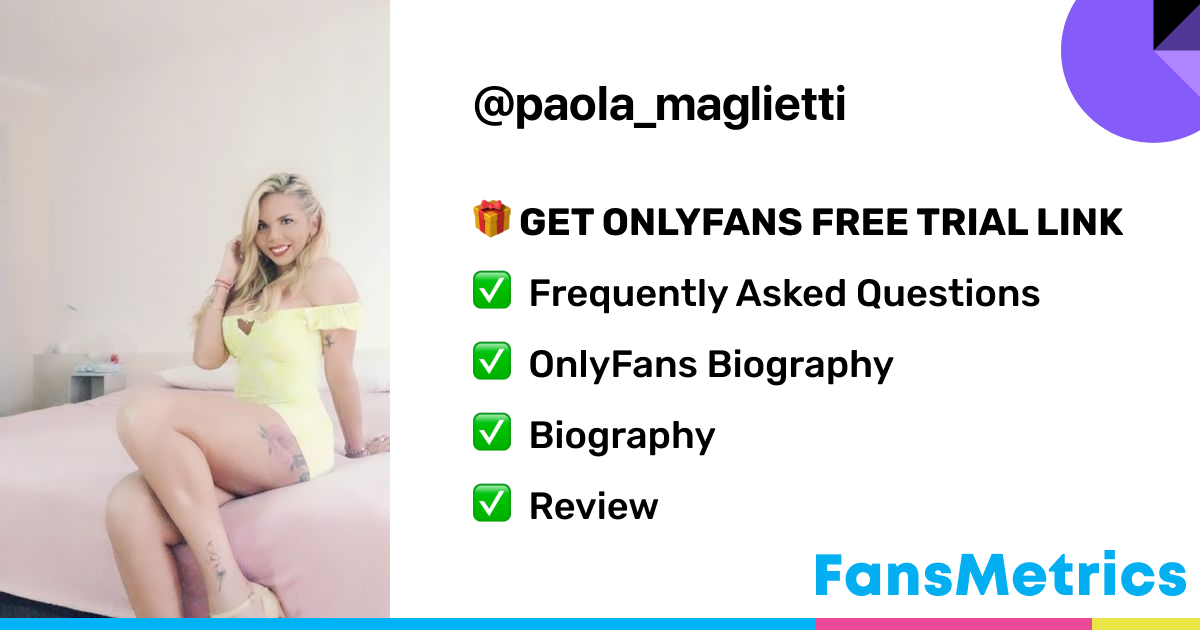 Paola Maglietti - Paola_maglietti OnlyFans Leaked