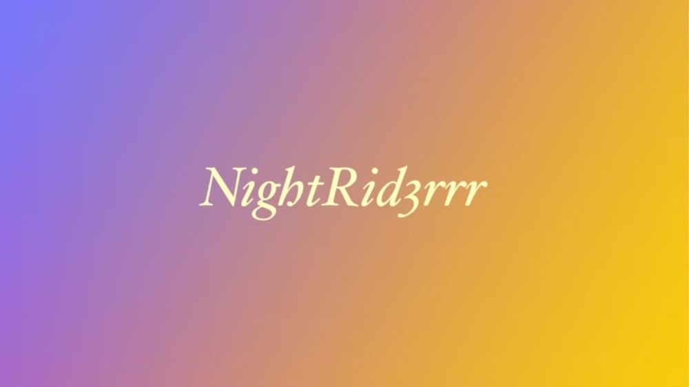nightrid3rrr OnlyFans profile picture