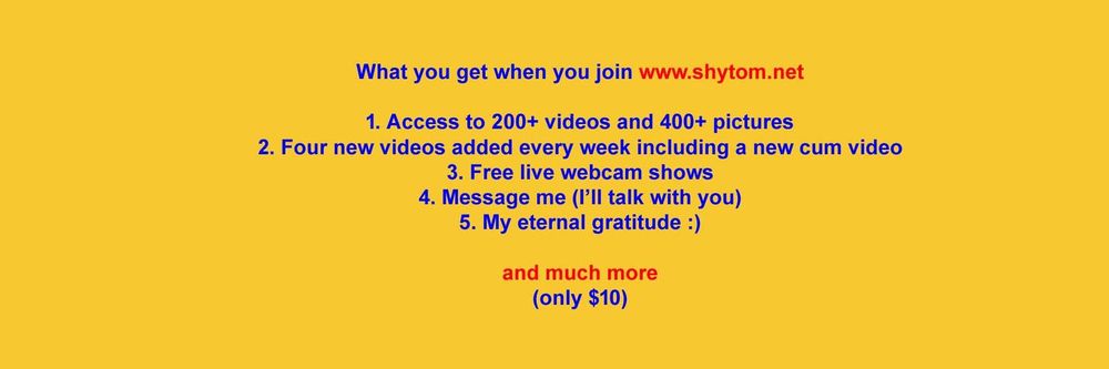 shytom69 OnlyFans profile picture