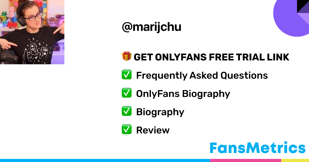 marijchu OnlyFans Free Trial XXX Photos FansMetrics com 