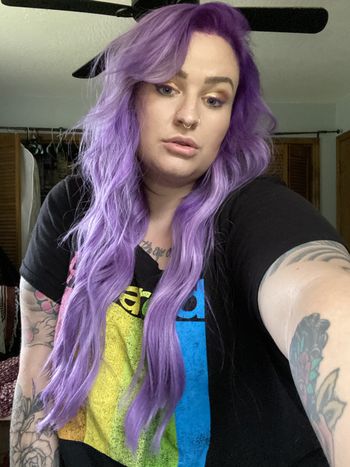 Purple Glitter Goddess