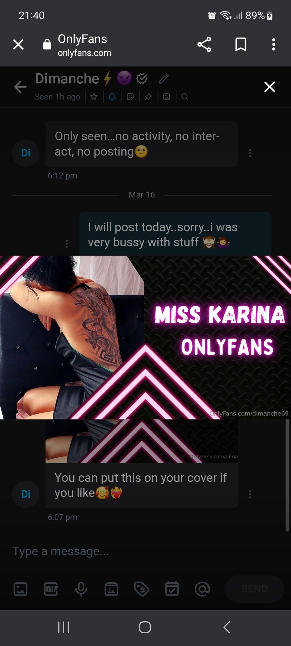 missinkkarina OnlyFans profile picture