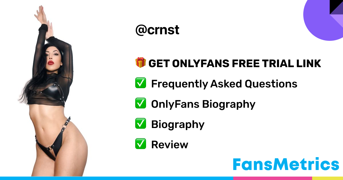 crnst OnlyFans Free Trial XXX Photos FansMetrics com 