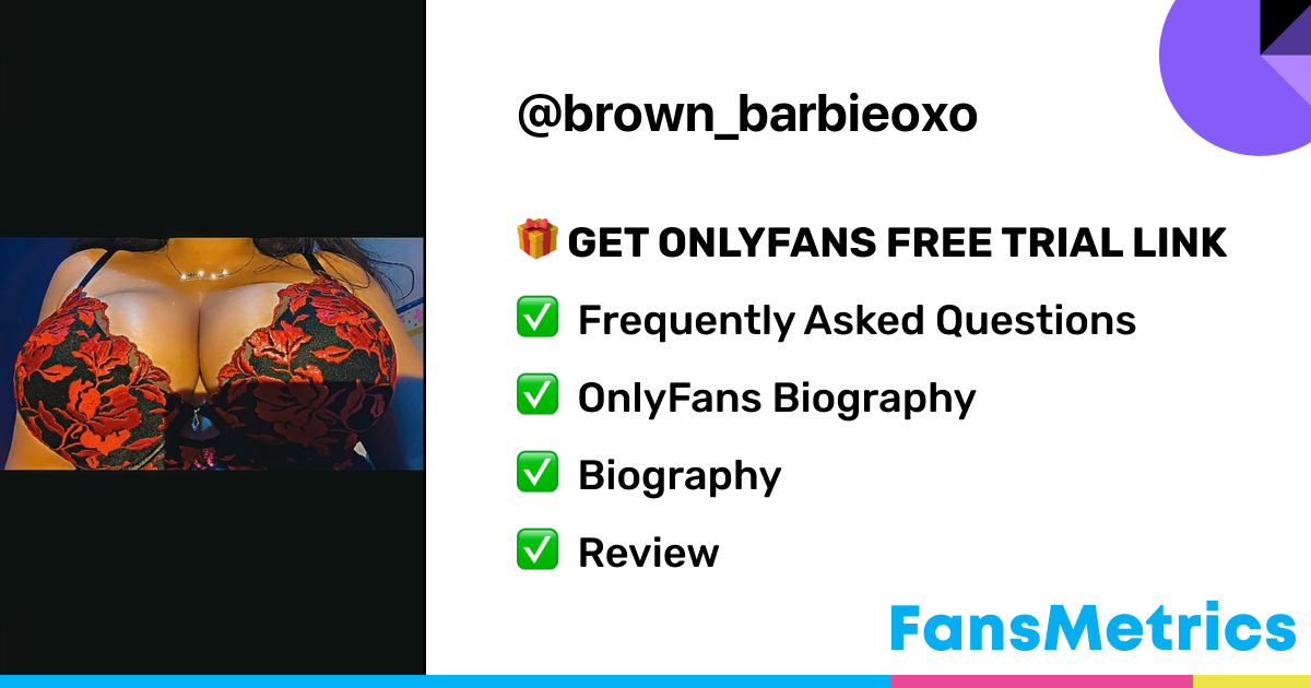 Leaked Brown OnlyFans Barbie Brown_barbieoxo -