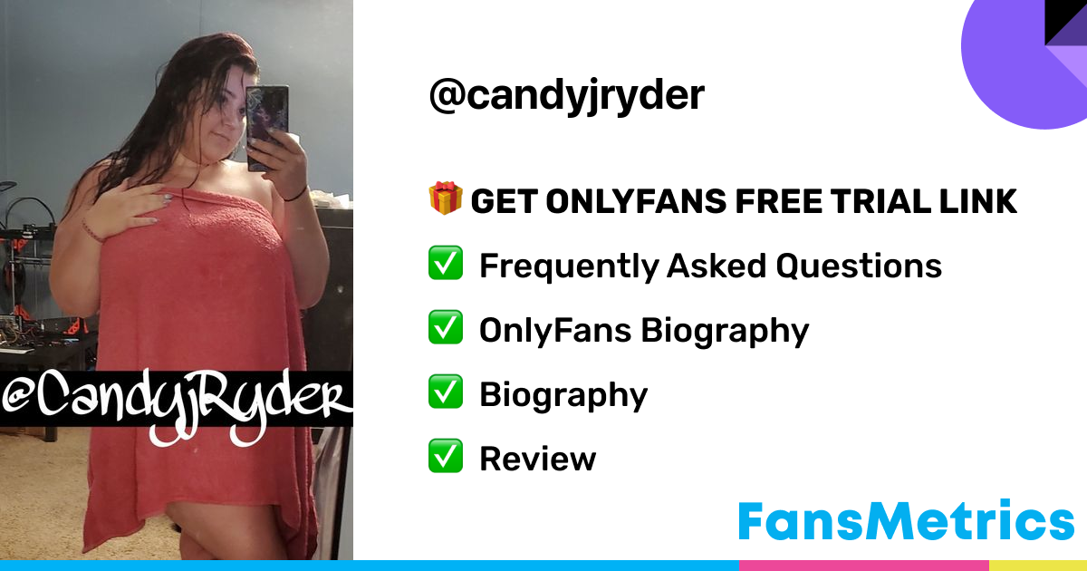 Candy Ryder VIP - Candyjryder OnlyFans Leaked