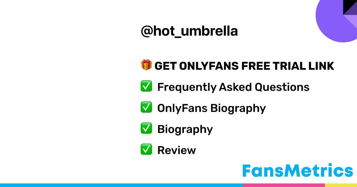 Hot_umbrella OnlyFans Leaked